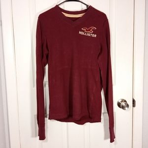 Hollister Mens Sweater v neck Adult Pullover